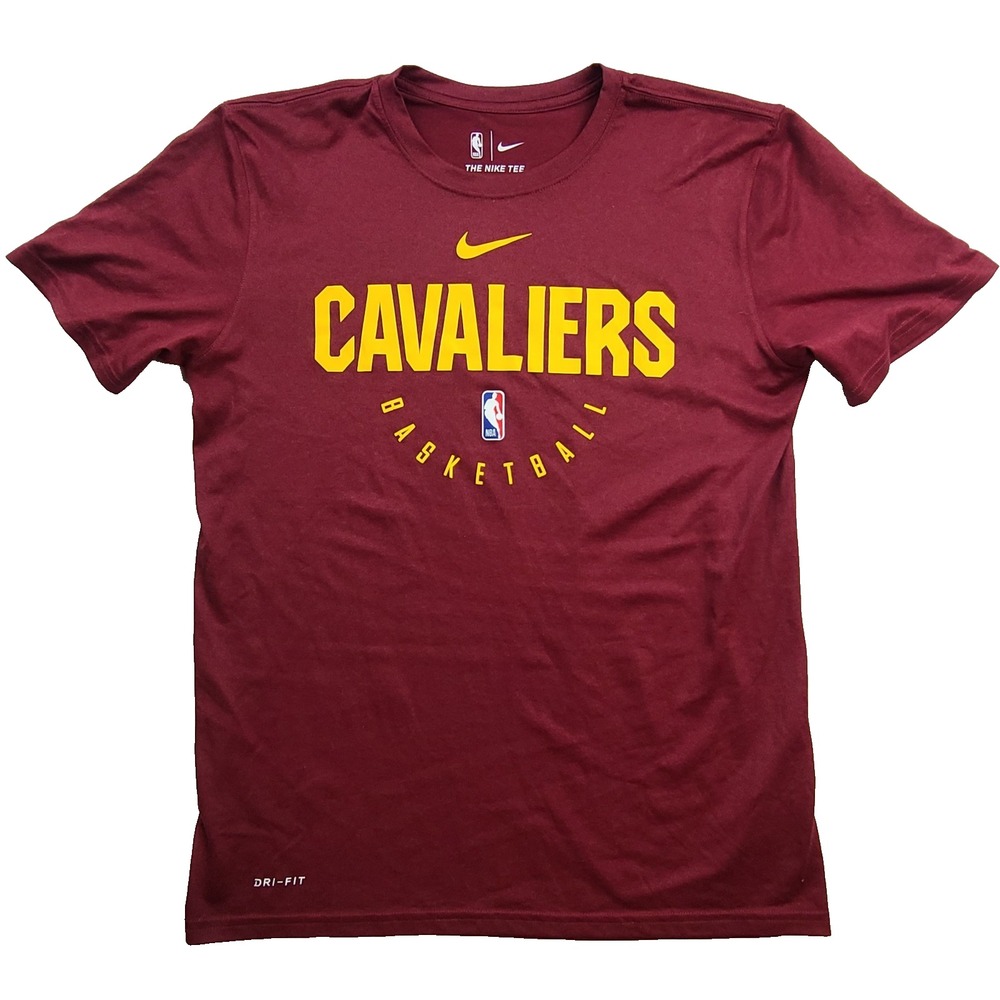 Nike Cleveland Cavaliers Men’s Medium Dri-FIT T-Shirt Burgundy NBA Basketball